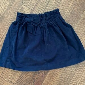 Navy Corduroy Skirt - Little English